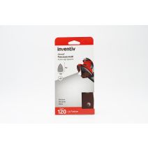 5 Patins abrasifs multi ponceuse 152x102mm Grain 120 - INVENTIV